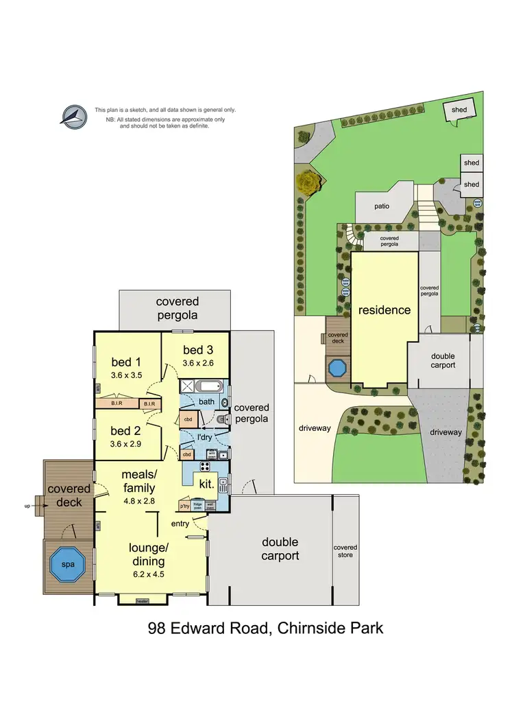 Floorplan of Homely house listing, 98 Edward Road, Chirnside Park VIC 3116