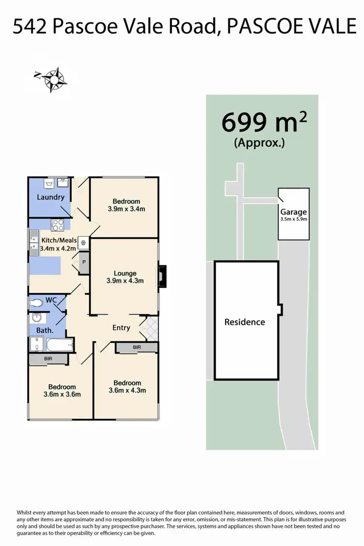 Floorplan of Homely house listing, 542 Pascoe Vale Road, Pascoe Vale VIC 3044