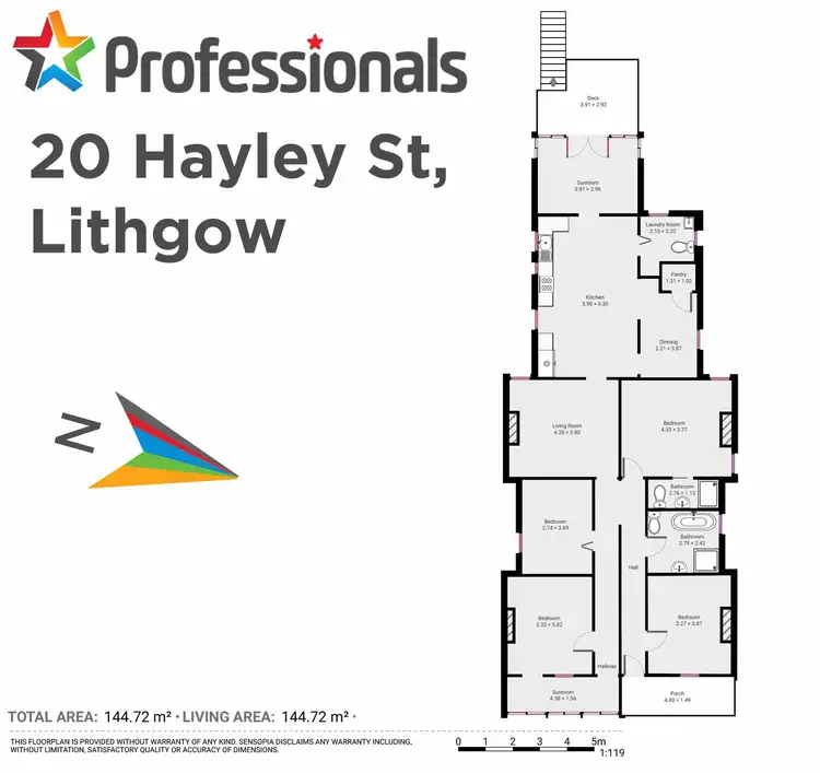 Floorplan of Homely house listing, 20 Hayley Street, Lithgow NSW 2790
