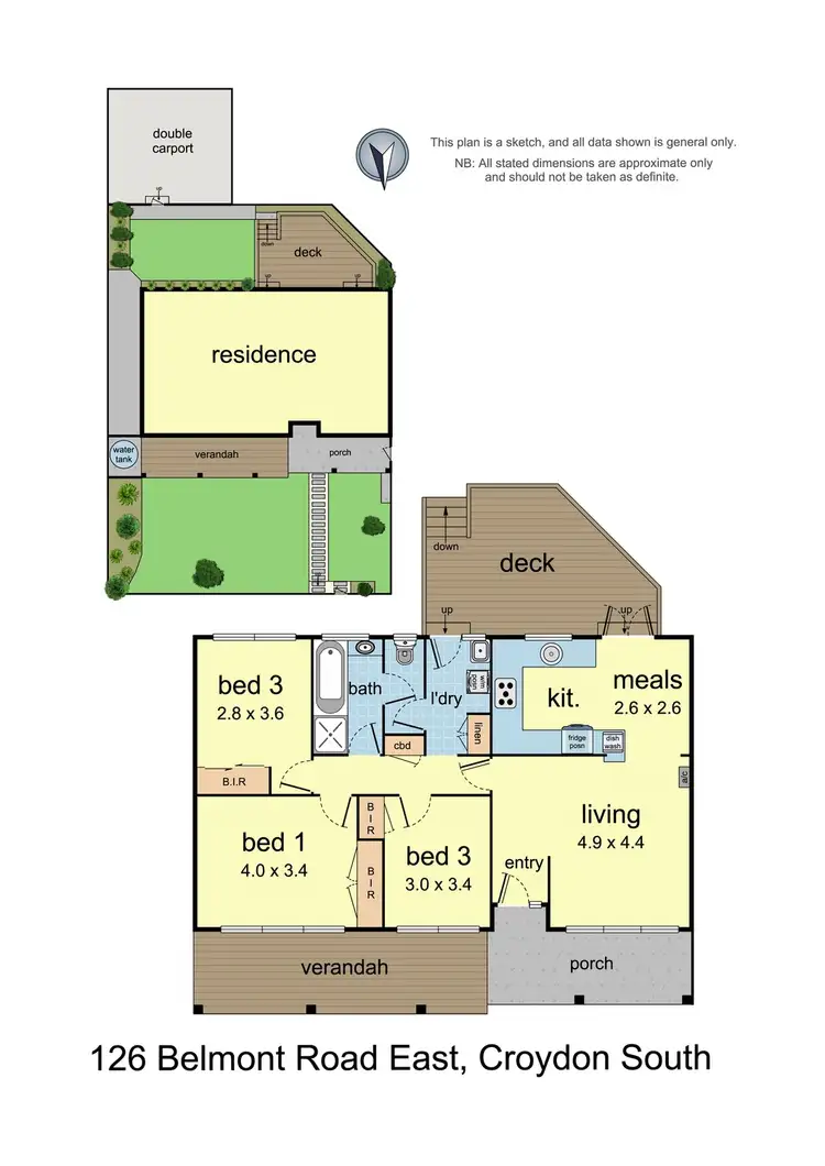 Floorplan of Homely house listing, 126 Belmont Road East, Croydon South VIC 3136