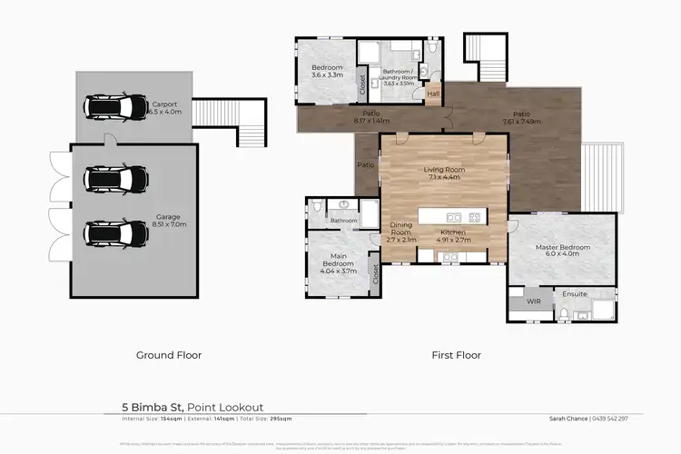 Floorplan of Homely house listing, 5 Bimba Street, Point Lookout QLD 4183