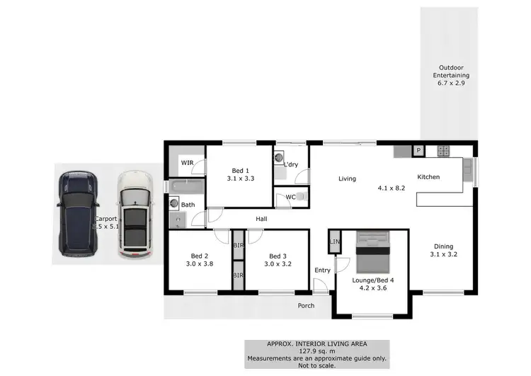 Floorplan of Homely house listing, 2 Kookaburra Place, Wodonga VIC 3690