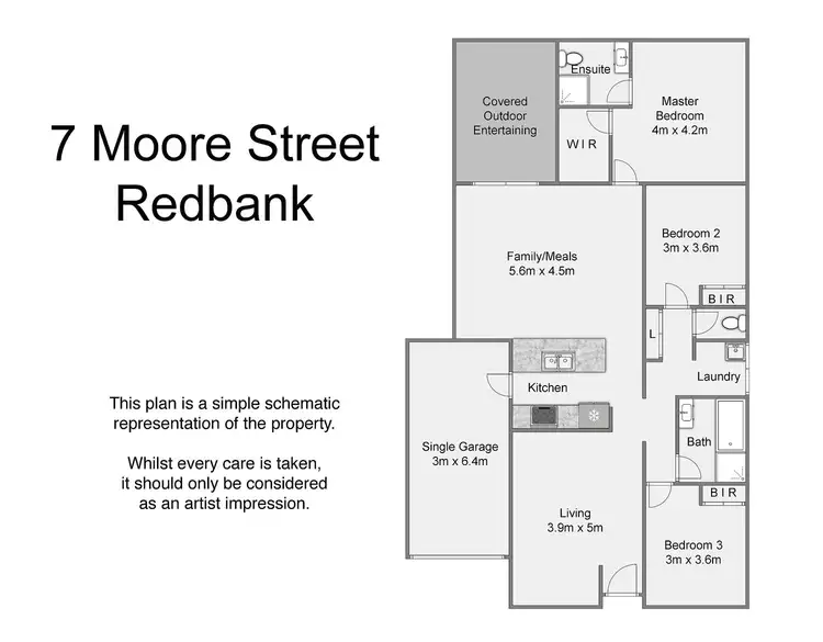 Floorplan of Homely house listing, 7 Moore Street, Redbank Plains QLD 4301