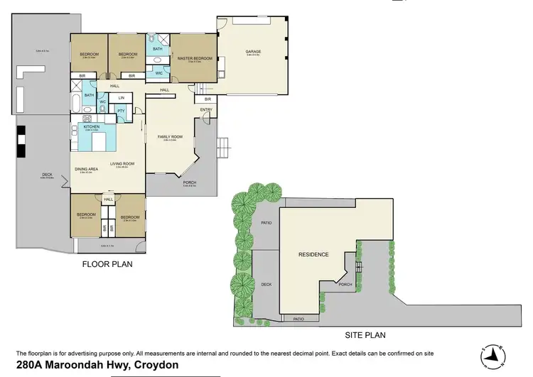 Floorplan of Homely house listing, 280A Maroondah Highway, Croydon VIC 3136