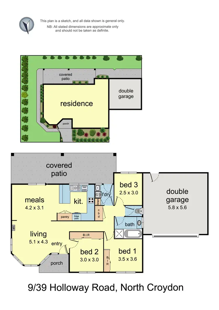 Floorplan of Homely unit listing, 9/39 Holloway Road, Croydon North VIC 3136