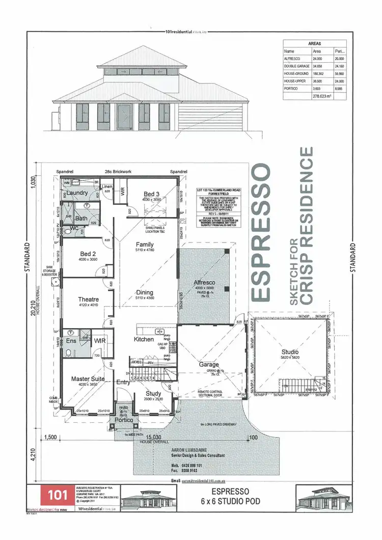 Floorplan of Homely house listing, 15a Cumberland Road, Forrestfield WA 6058