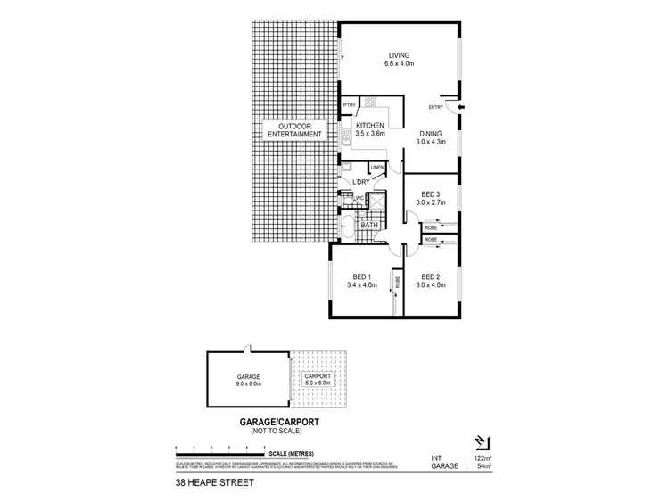 Floorplan of Homely house listing, 38 Heape Street, Carisbrook VIC 3464
