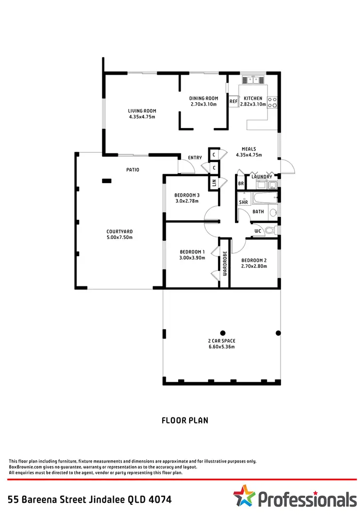 Floorplan of Homely house listing, 55 Bareena Street, Jindalee QLD 4074