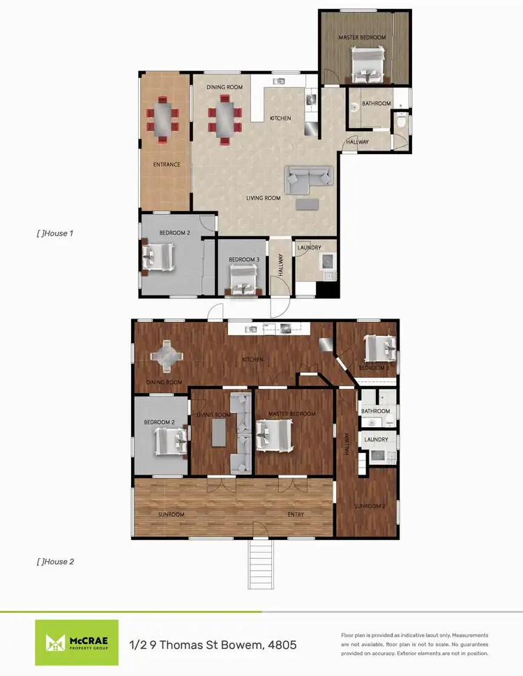 Floorplan of Homely house listing, 1 & 2/9 Thomas Street, Bowen QLD 4805