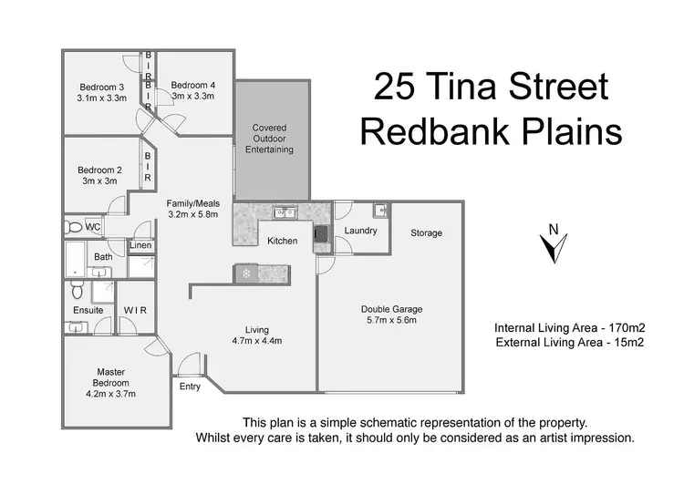 Floorplan of Homely house listing, 25 Tina Street, Redbank Plains QLD 4301