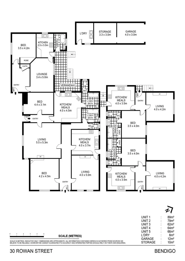 Floorplan of Homely house listing, 30 Rowan Street, Bendigo VIC 3550