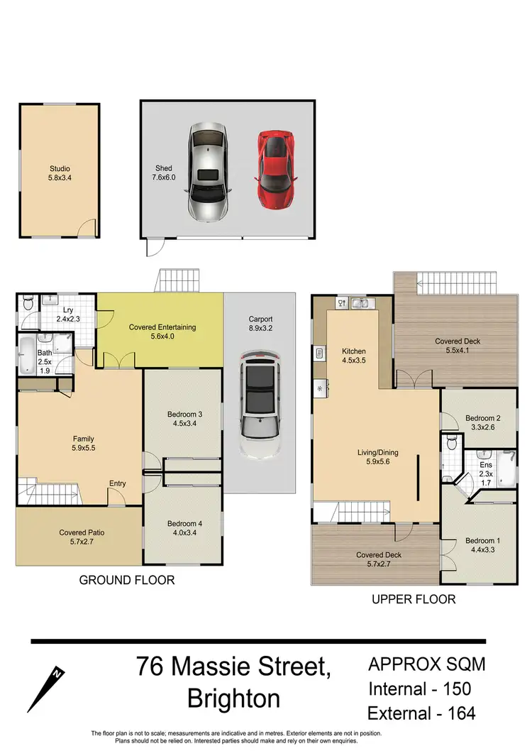 Floorplan of Homely house listing, 76 Massie Street, Brighton QLD 4017