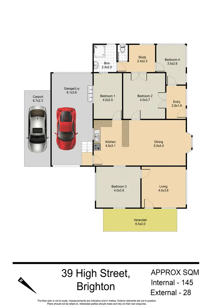 Floorplan of Homely house listing, 39 High Street, Brighton QLD 4017