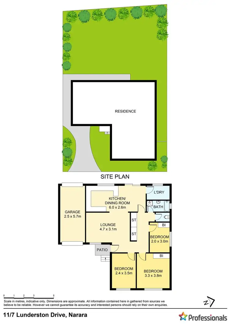 Floorplan of Homely villa listing, 11/7 Lunderston Drive, Narara NSW 2250