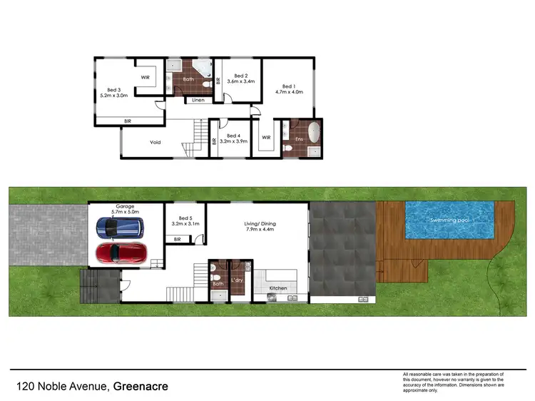 Floorplan of Homely house listing, 118 Noble Avenue, Greenacre NSW 2190