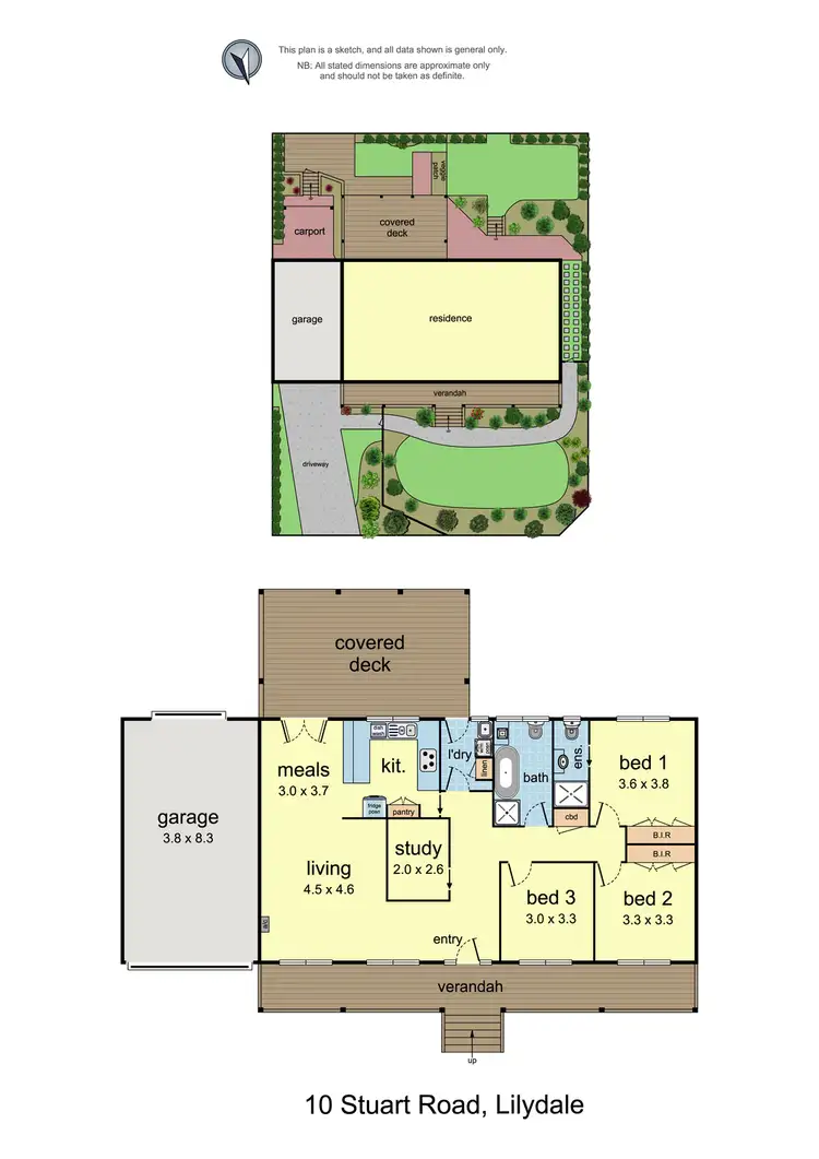 Floorplan of Homely house listing, 10 Stuart Road, Lilydale VIC 3140