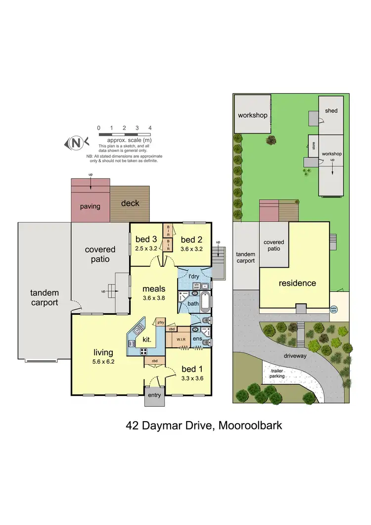 Floorplan of Homely house listing, 42 Daymar Drive, Mooroolbark VIC 3138