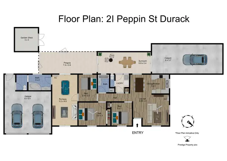 Floorplan of Homely house listing, 21 Peppin Street, Durack QLD 4077