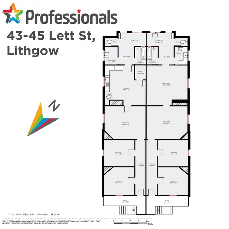 Floorplan of Homely house listing, 43-45 Lett Street, Lithgow NSW 2790