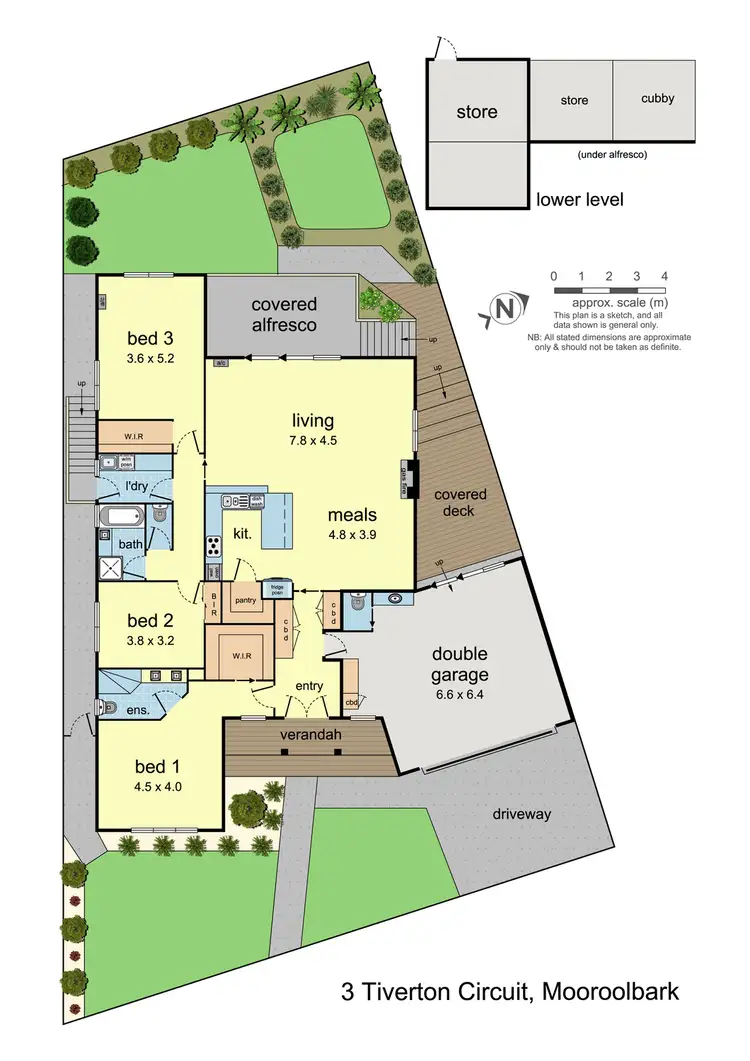 Floorplan of Homely house listing, 3 Tiverton Circuit, Mooroolbark VIC 3138