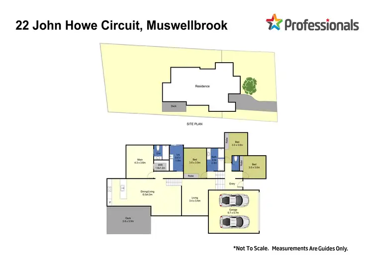 Floorplan of Homely house listing, 22 John Howe Circuit, Muswellbrook NSW 2333