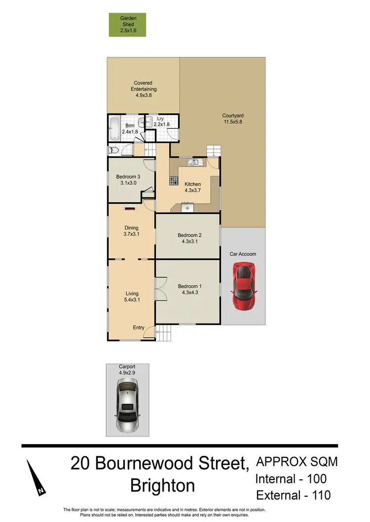 Floorplan of Homely house listing, 20 Bournewood Street, Brighton QLD 4017