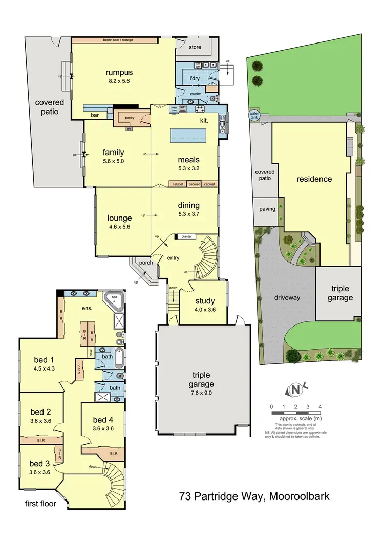 Floorplan of Homely house listing, 73 Partridge Way, Mooroolbark VIC 3138