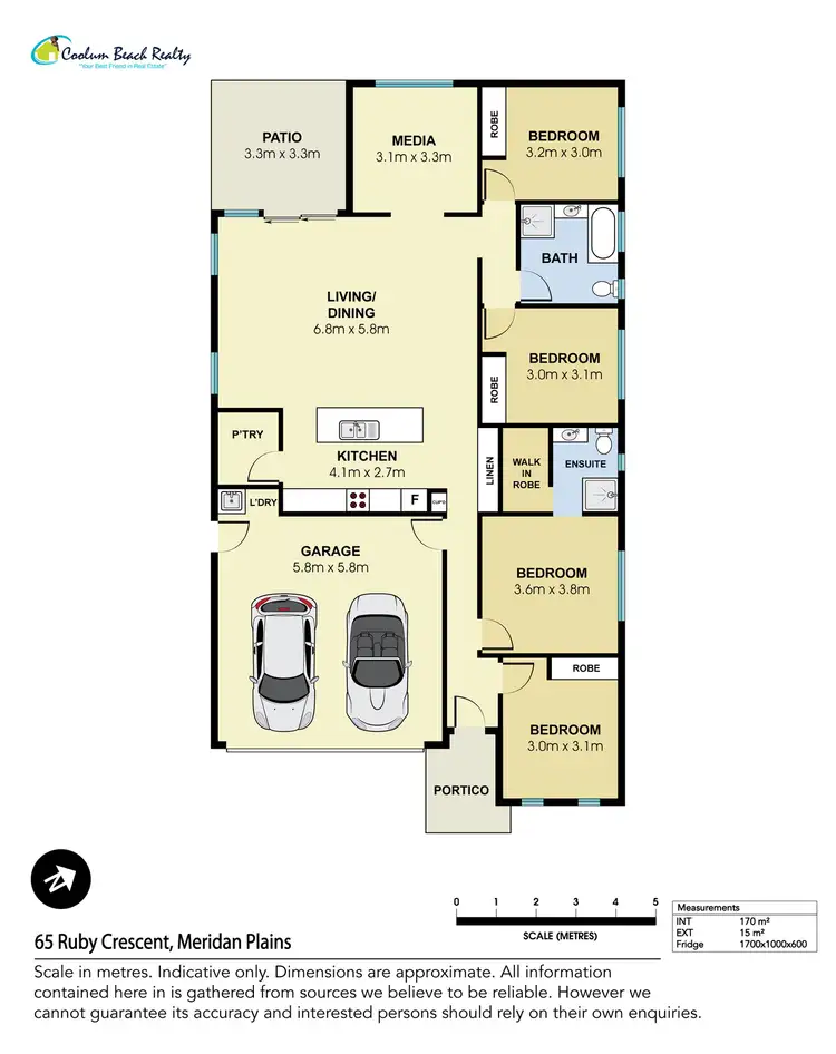Floorplan of Homely house listing, 65 Ruby Crescent, Meridan Plains QLD 4551