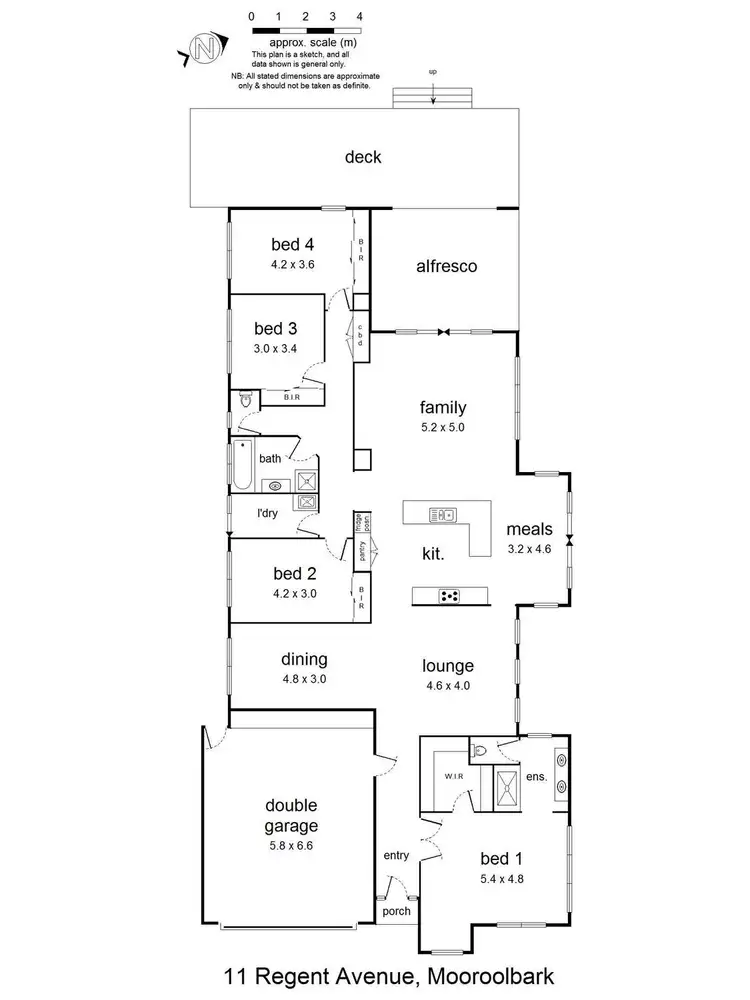Floorplan of Homely house listing, 11 Regent Avenue, Mooroolbark VIC 3138