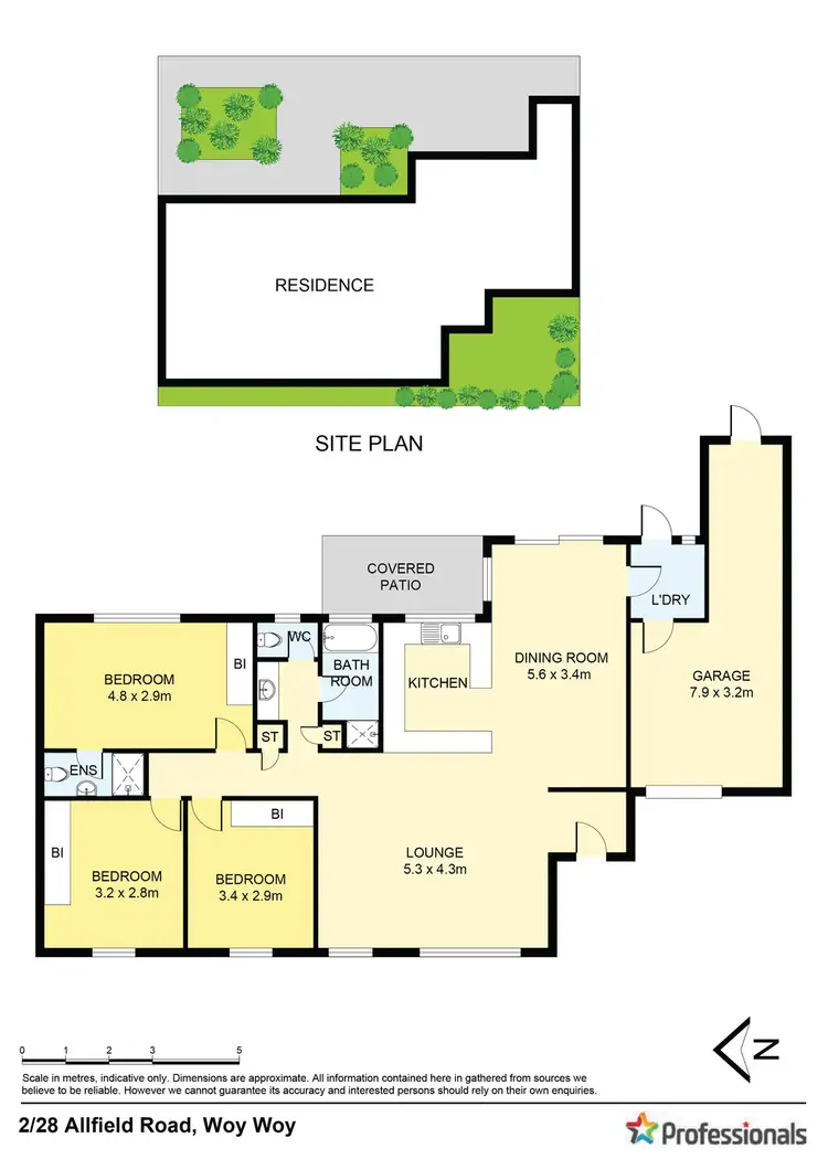 Floorplan of Homely villa listing, 2/28 Allfield Road, Woy Woy NSW 2256