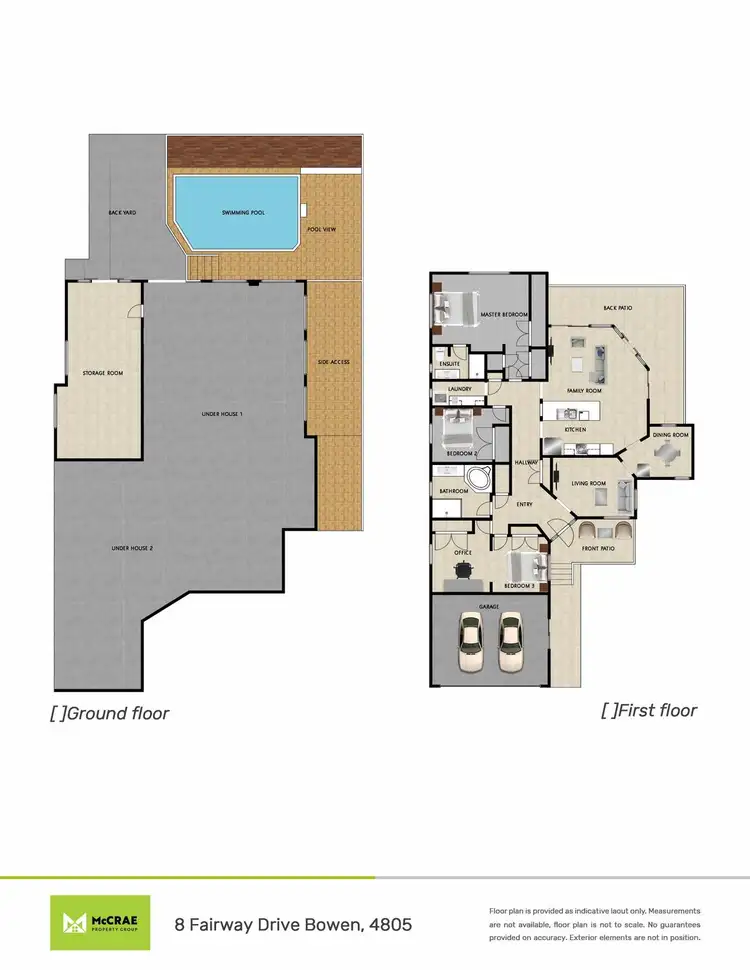 Floorplan of Homely house listing, 8 Fairway Drive, Bowen QLD 4805