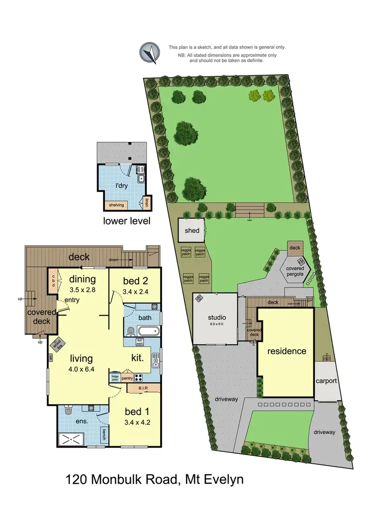 Floorplan of Homely house listing, 120 Monbulk Road, Mount Evelyn VIC 3796