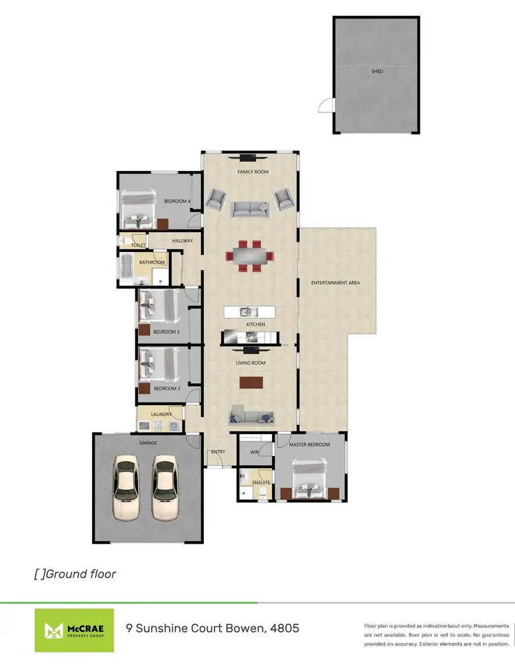 Floorplan of Homely house listing, 9 Sunshine Court, Bowen QLD 4805