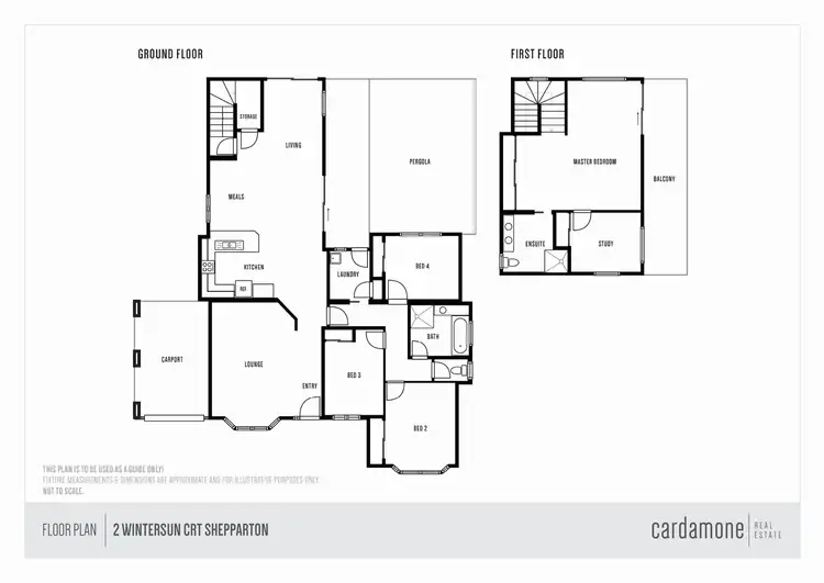 Floorplan of Homely house listing, 2 Wintersun Court, Shepparton VIC 3630