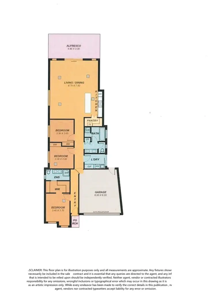 Floorplan of Homely house listing, 5 Lomond Court, West Lakes SA 5021