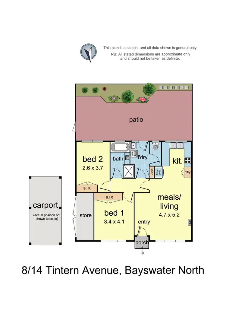 Floorplan of Homely unit listing, 8/14 Tintern Avenue, Bayswater North VIC 3153