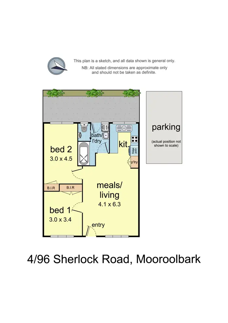 Floorplan of Homely unit listing, 4/96 Sherlock Road, Mooroolbark VIC 3138