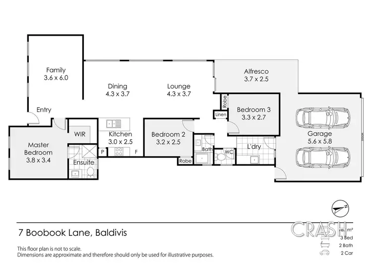 Floorplan of Homely house listing, 7 Boobook Lane, Baldivis WA 6171