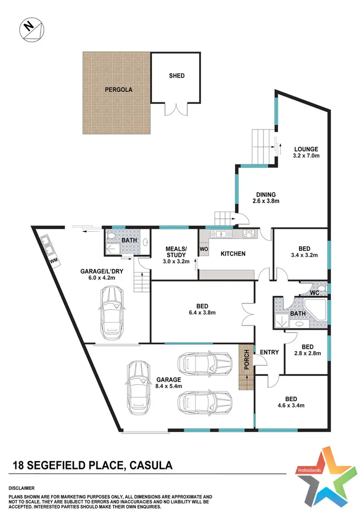 Floorplan of Homely house listing, 18 Segefield Place, Casula NSW 2170