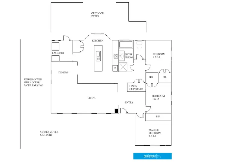 Floorplan of Homely house listing, 3 Burke Street, Shepparton VIC 3630