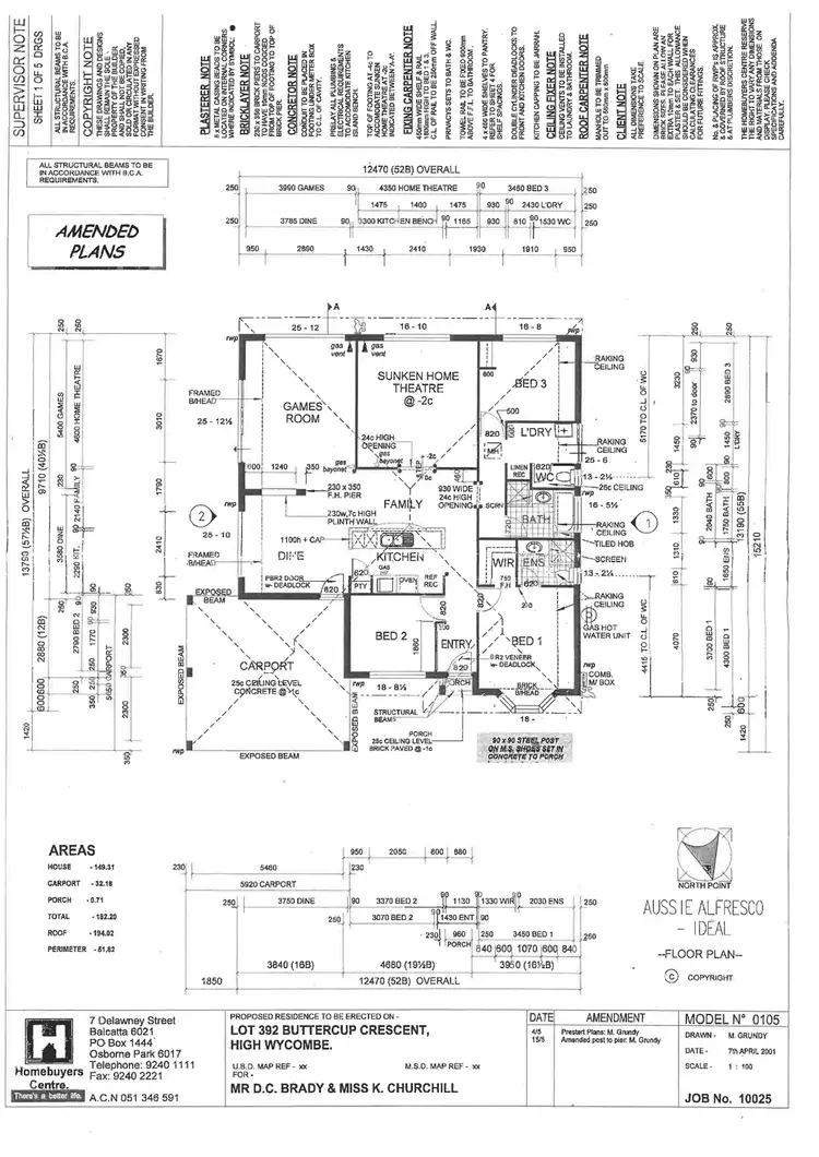 Floorplan of Homely house listing, 12 Buttercup Crescent, High Wycombe WA 6057