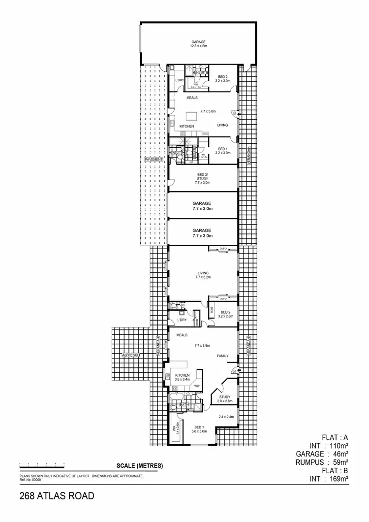 Floorplan of Homely house listing, 268 Atlas Road, Junortoun VIC 3551