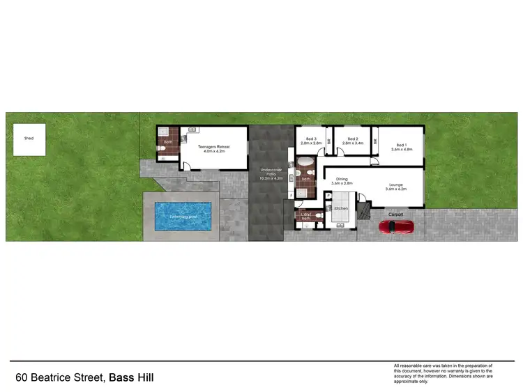 Floorplan of Homely house listing, 60 Beatrice Street, Bass Hill NSW 2197