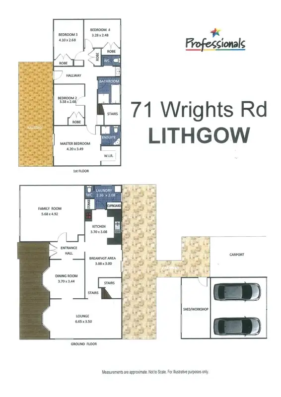 Floorplan of Homely house listing, 71 Wrights Road, Lithgow NSW 2790