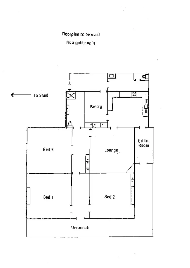 Floorplan of Homely house listing, 15 South Terrace, Kapunda SA 5373