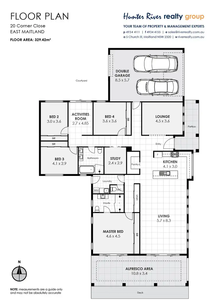 Floorplan of Homely house listing, 20 Corner Close, East Maitland NSW 2323