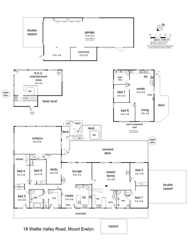 Floorplan of Homely house listing, 18 Wattlevalley Road, Mount Evelyn VIC 3796