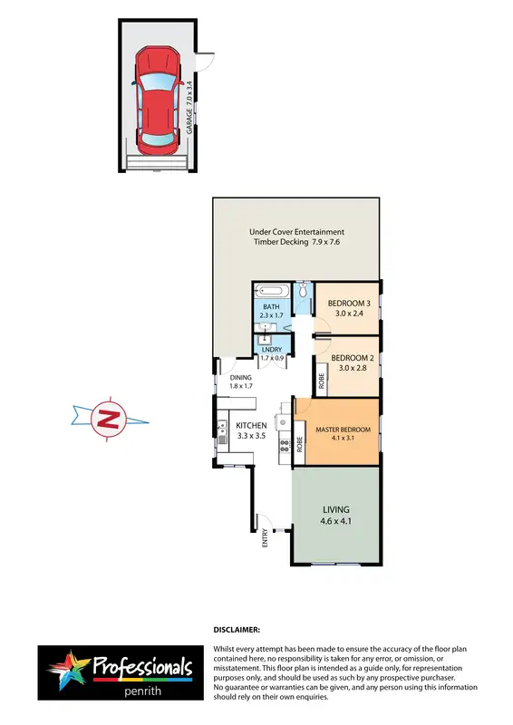 Floorplan of Homely house listing, 7 Settlers Glen, Werrington Downs NSW 2747