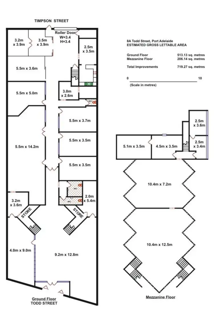 Floorplan of Homely house listing, 8a Todd Street & 12 Timpson Street, Port Adelaide SA 5015