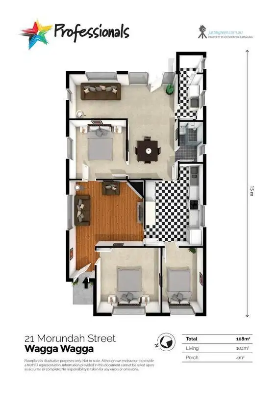 Floorplan of Homely house listing, 19 Morundah Crescent, Wagga Wagga NSW 2650